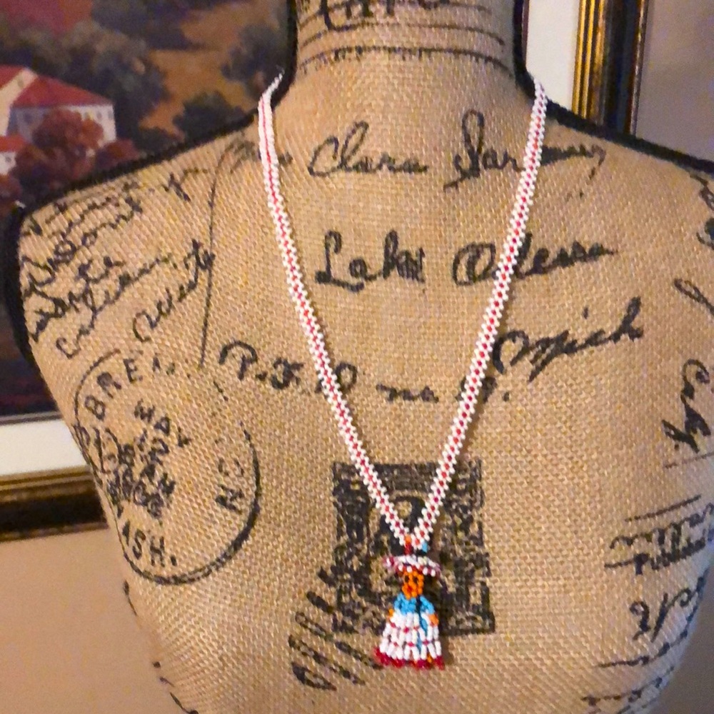 Native American beaded necklace